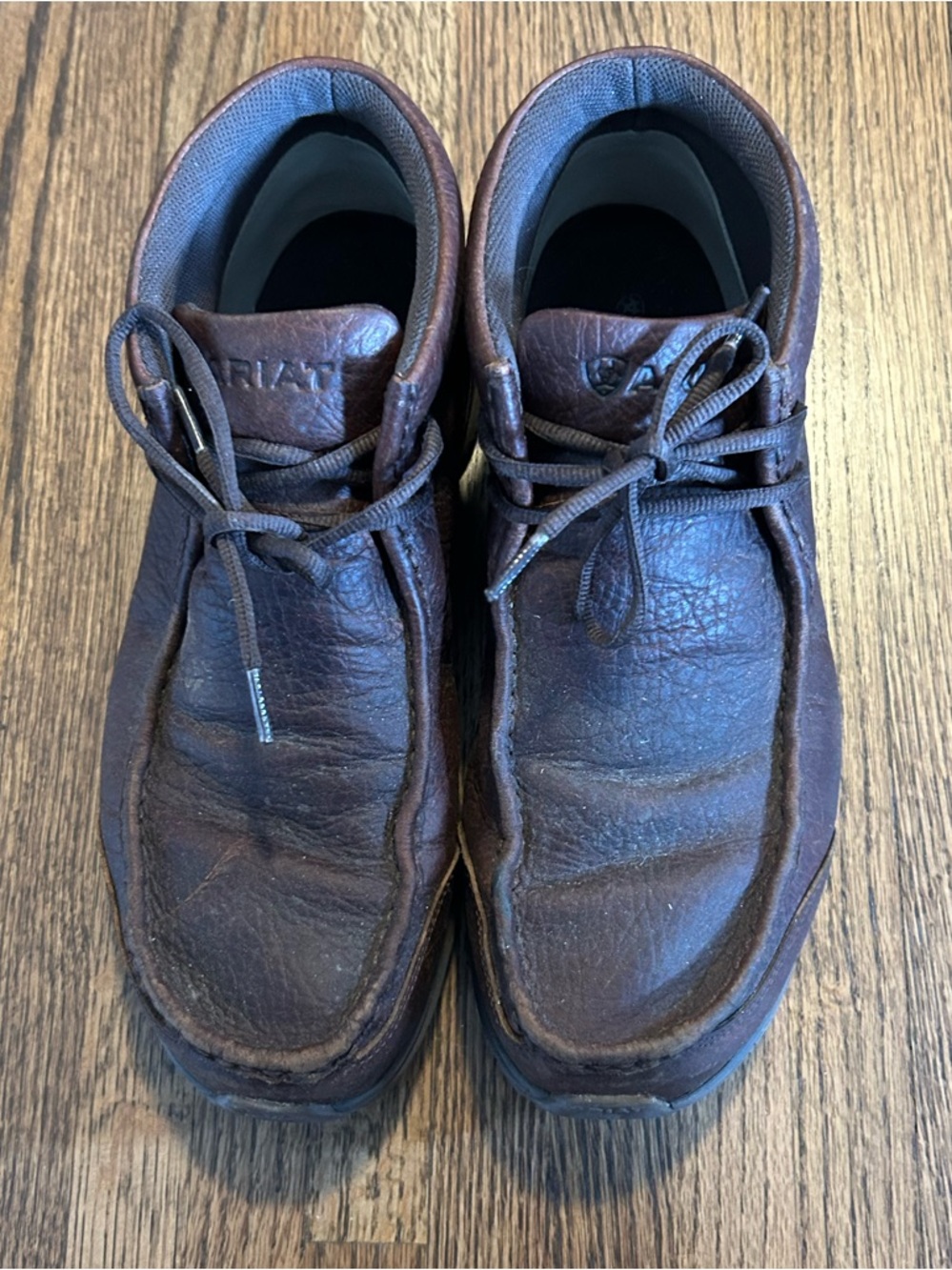Ariat Brown Leather Chukka Boots Men's Size 10.5 EE Wide Casual Comfort